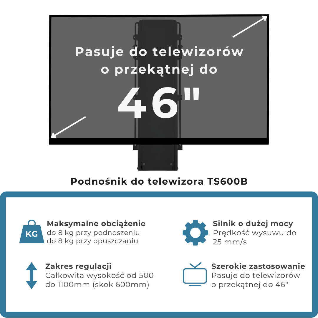 Podnośnik do telewizora TS600B